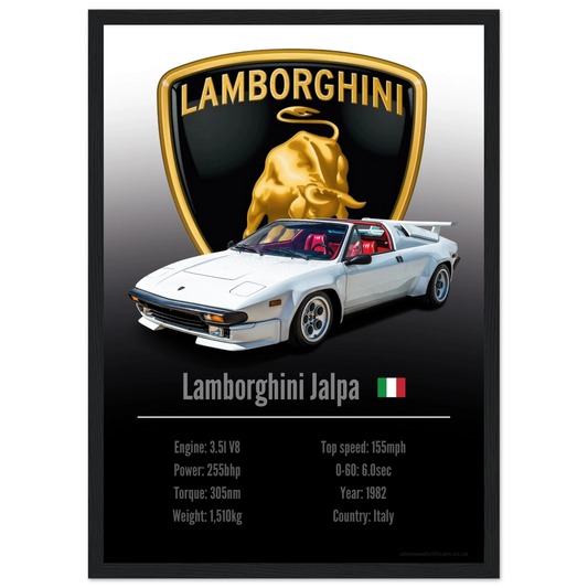 Lamborghini Jalpa Poster - Accent Collection