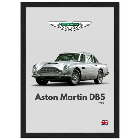 370 Aston Martin DB5 Poster - Minimalist Collection