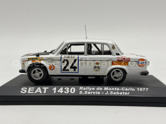 1/43 1977 Seat 1430 - Monte Carlo Rally - Servia / Sabater | Model Rally Car
