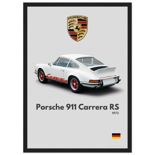Porsche 911 Carrera Poster - Minimalist Collection