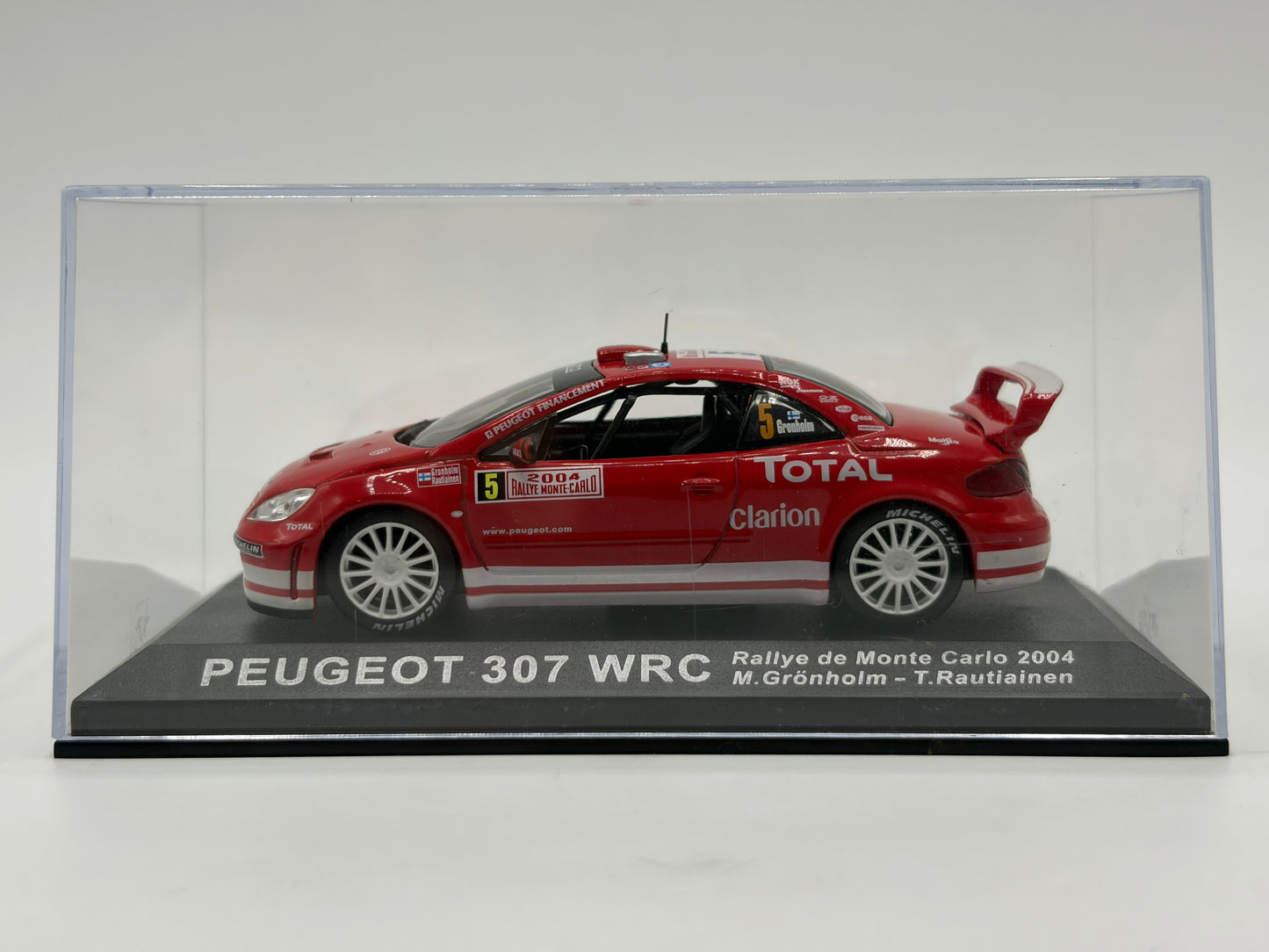 1/43 2004 Peugeot 307 WRC - Monte Carlo Rally - Grönholm / Rautiainen | Model Rally Car