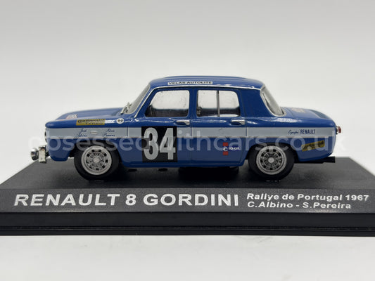1/43 1967 Renault 8 Gordini - Rallye de Portugal - Albino / Pereira | Model Rally Car