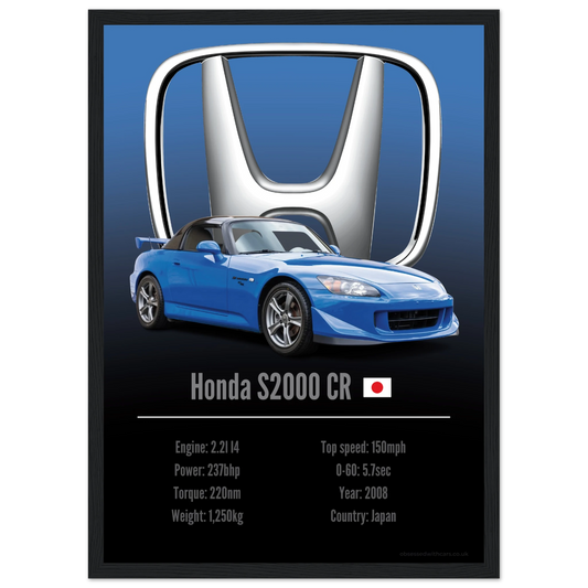 Honda S2000 CR Poster - Accent Collection