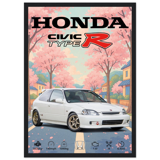 Honda Civic EK9 Type-R Poster - Abstract Collection