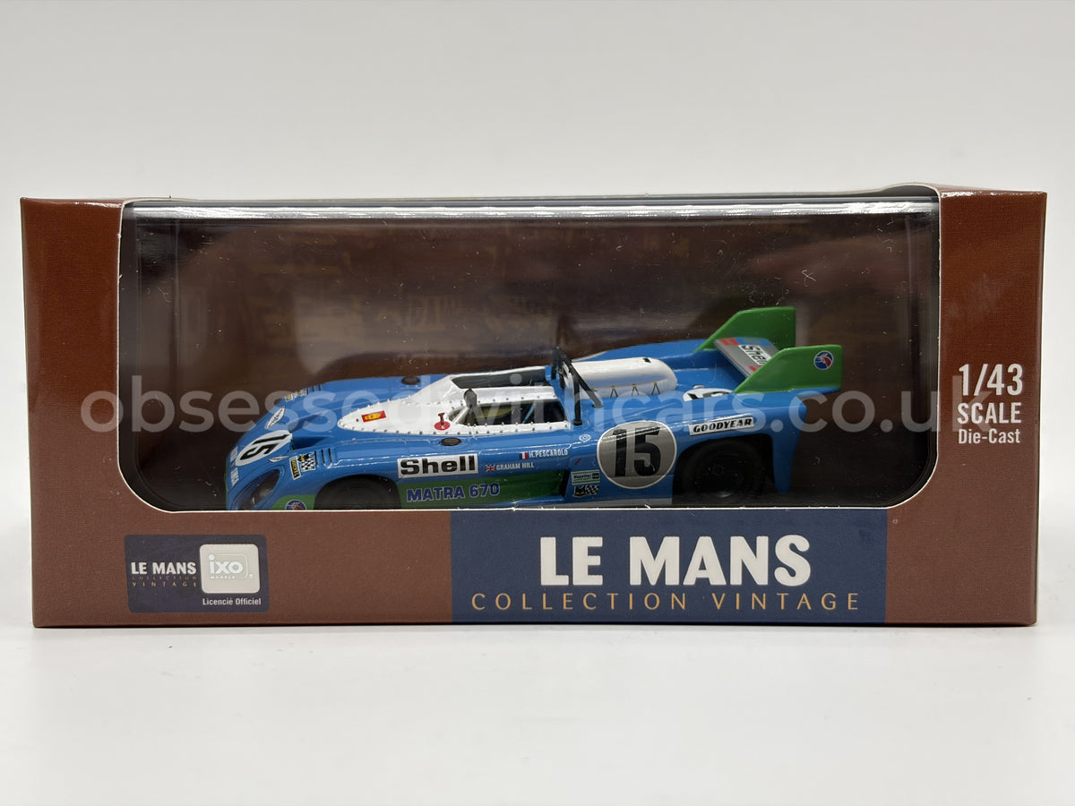 1/43 1972 Matra MS670 - Pescarolo / Hill - IXO | Model Le Mans Car