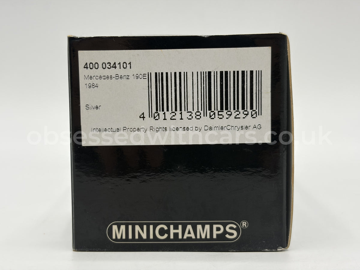 1/43 1984 Mercedes 190E - Silver - Minichamps | Model Car