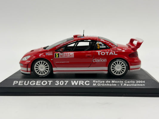 1/43 2004 Peugeot 307 WRC - Monte Carlo Rally - Grönholm / Rautiainen | Model Rally Car