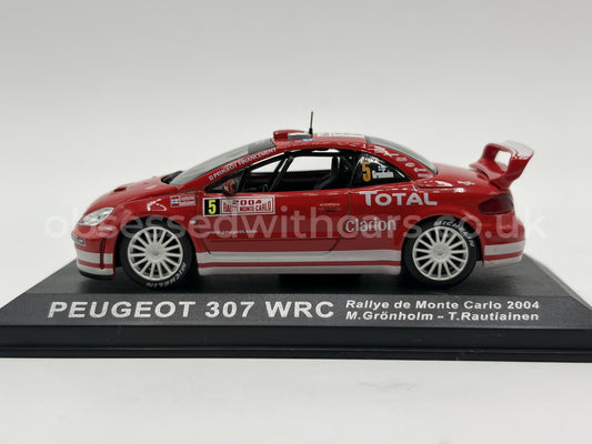 1/43 2004 Peugeot 307 WRC - Monte Carlo Rally - Grönholm / Rautiainen | Model Rally Car