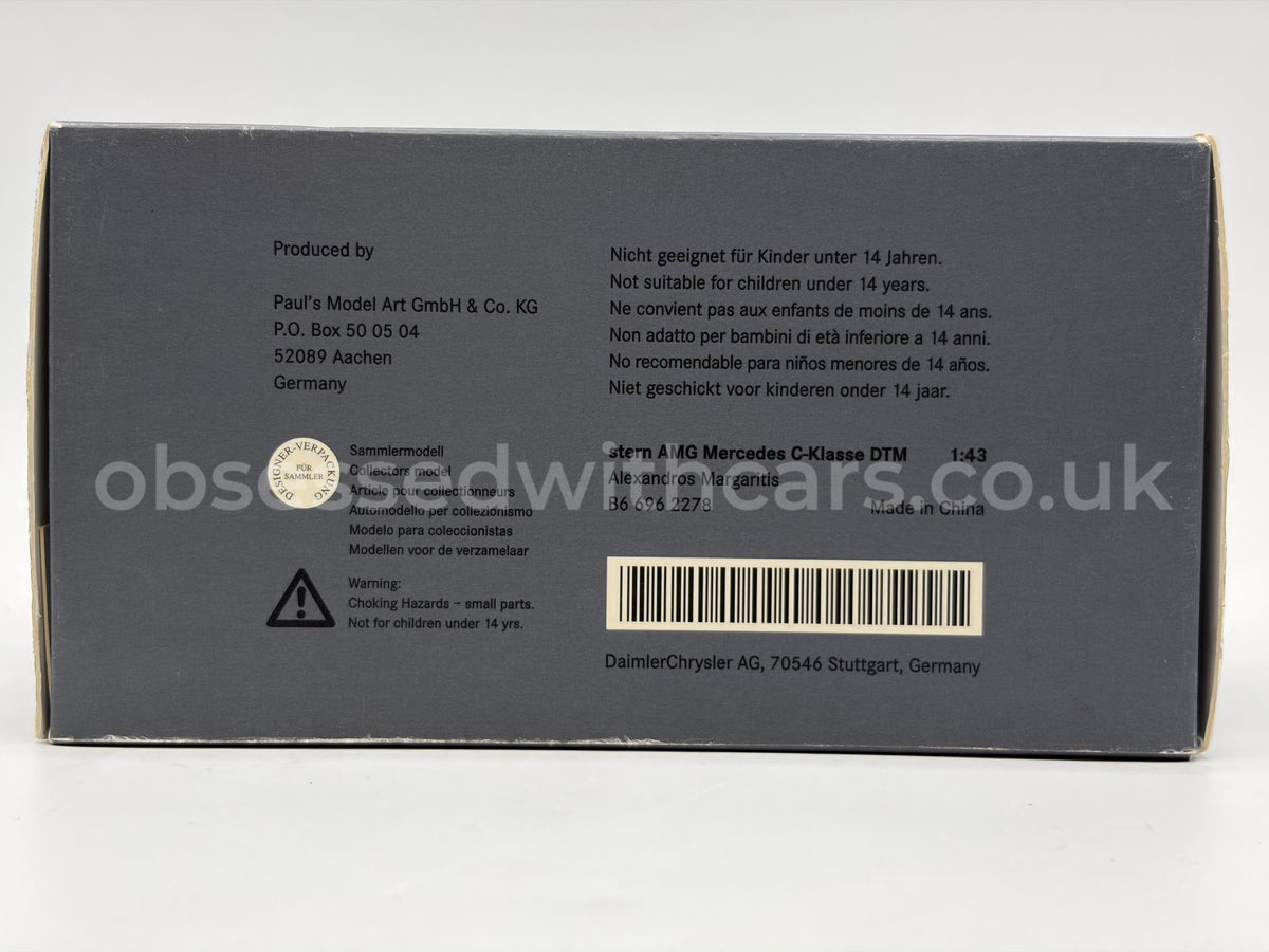 1/43 2005 Mercedes-Benz C-Klasse AMG - DTM - Alexandros Margaritis | Model Car