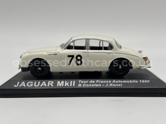 1/43 1960 Jaguar MkII - Tour de France Automobile - Consten / Renel | Model Rally Car