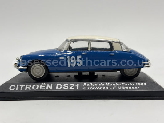 1/43 1966 Citroen DS21 - Monte Carlo Rally - Toivonen / Mikander | Model Rally Car