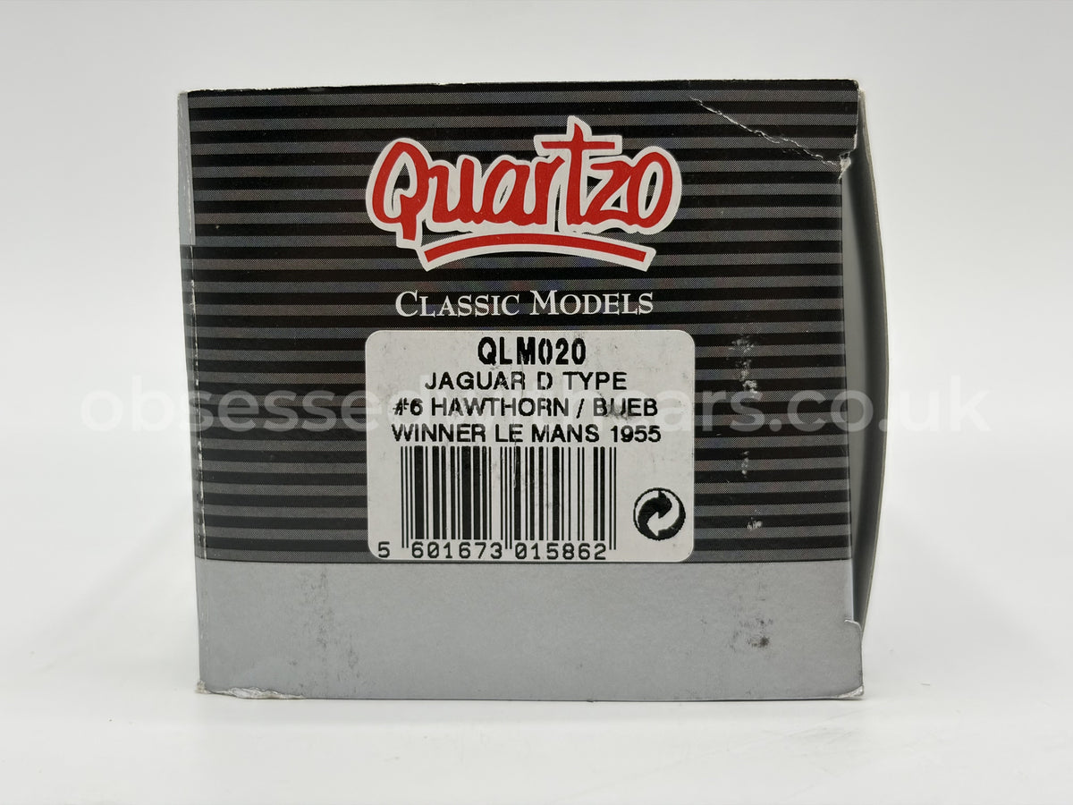 1/43 1955 Jaguar D-Type - Hawthorn / Bueb - Quartzo | Model Le Mans Car