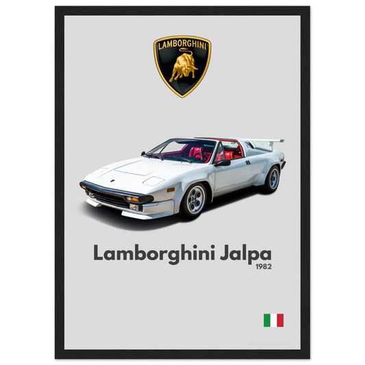 Lamborghini Jalpa Poster - Minimalist Collection