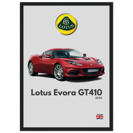 Lotus Evora GT410 Poster - Minimalist Collection