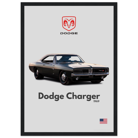 Dodge Charger Poster - Minimalist Collection
