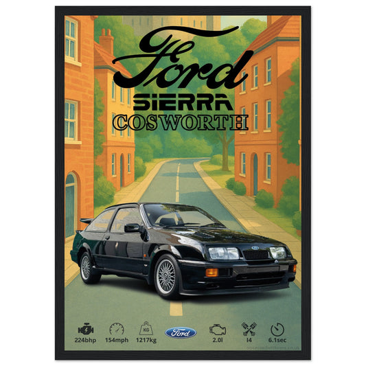Ford Sierra Cosworth RS Poster - Abstract Collection