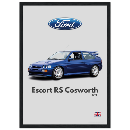Ford Escort RS Cosworth Poster - Minimalist Collection