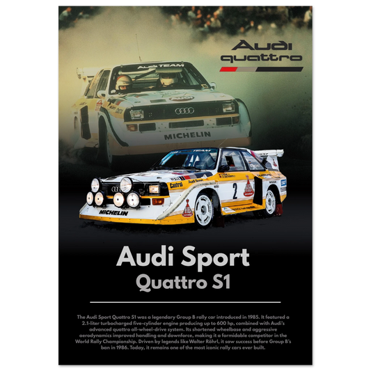 Audi Sport Quattro S1 Poster