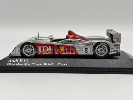 1/43 2006 Audi R10 TDI - Biela / Pirro / Werner - Minichamps | Model Le Mans Car