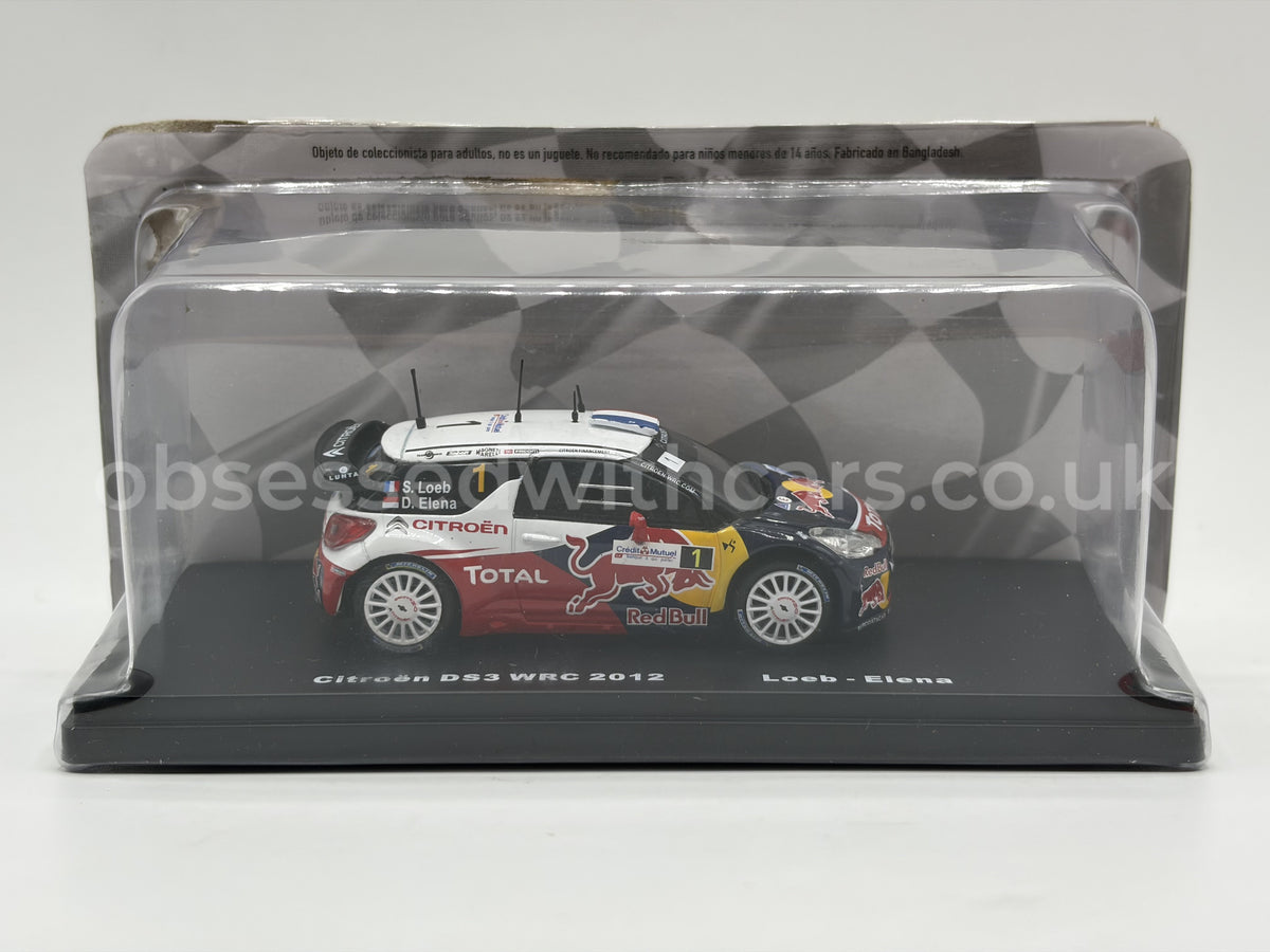 1/43 2012 Citroen DS3 WRC - Rallye Monte Carlo - Loeb / Elena | Model Rally Car
