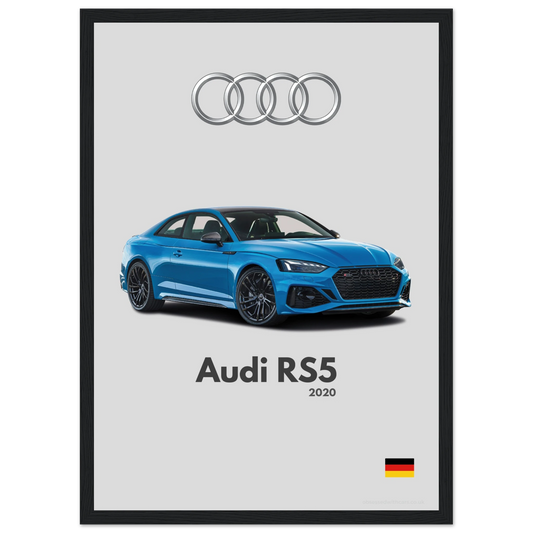 Audi RS5 Poster - Minimalist Collection
