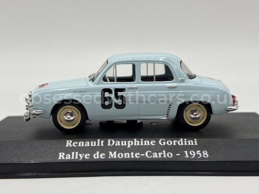 1/43 1958 Renault Dauphine Gordini - Monte Carlo Rally - Monraisse / Feret | Model Rally Car