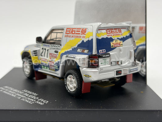 1/43 2000 Mitsubishi Pajero Evo - Paris-Dakar-Cairo Rally - Masuoka / Schulz | Model Rally Car