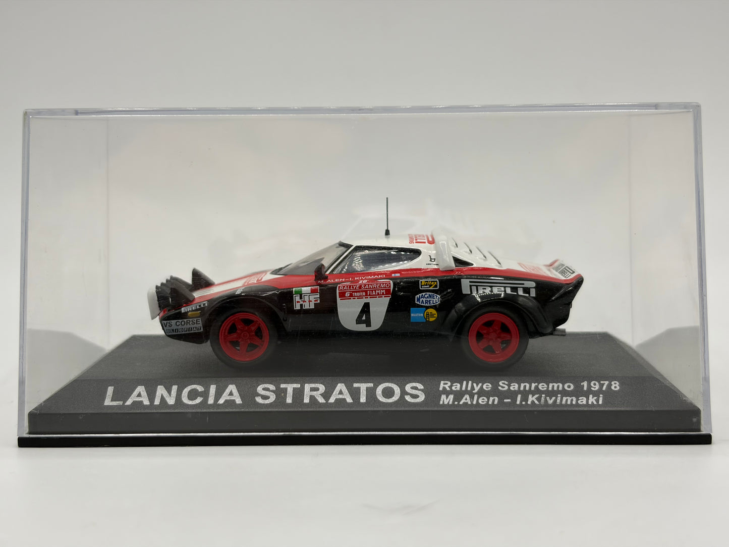 1/43 1978 Lancia Stratos - Sanremo Rally - Alen / Kivimaki | Model Rally Car