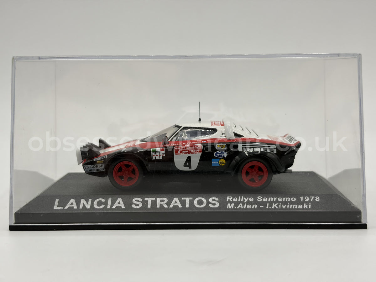 1/43 1978 Lancia Stratos - Sanremo Rally - Alen / Kivimaki | Model Rally Car