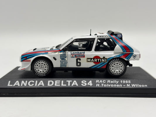1/43 1985 Lancia Delta S4 - RAC Rally - Toivonen / Wilson | Model Rally Car