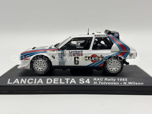 1/43 1985 Lancia Delta S4 - RAC Rally - Toivonen / Wilson | Model Rally Car