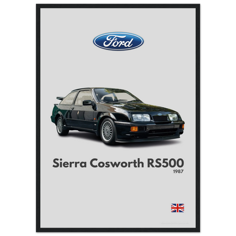 220 Ford Sierra Cosworth RS Poster - Minimalist Collection