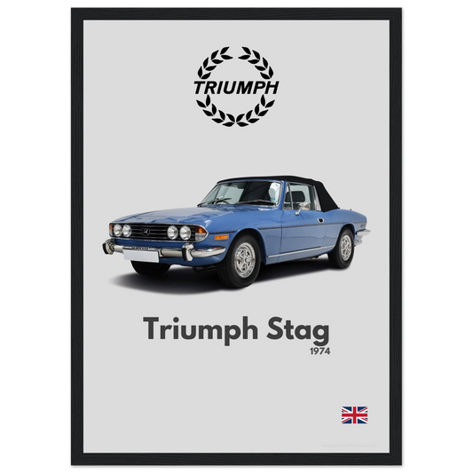 Triumph Stag Poster - Minimalist Collection