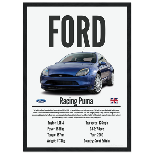 Ford Racing Puma Poster - Precision Collection