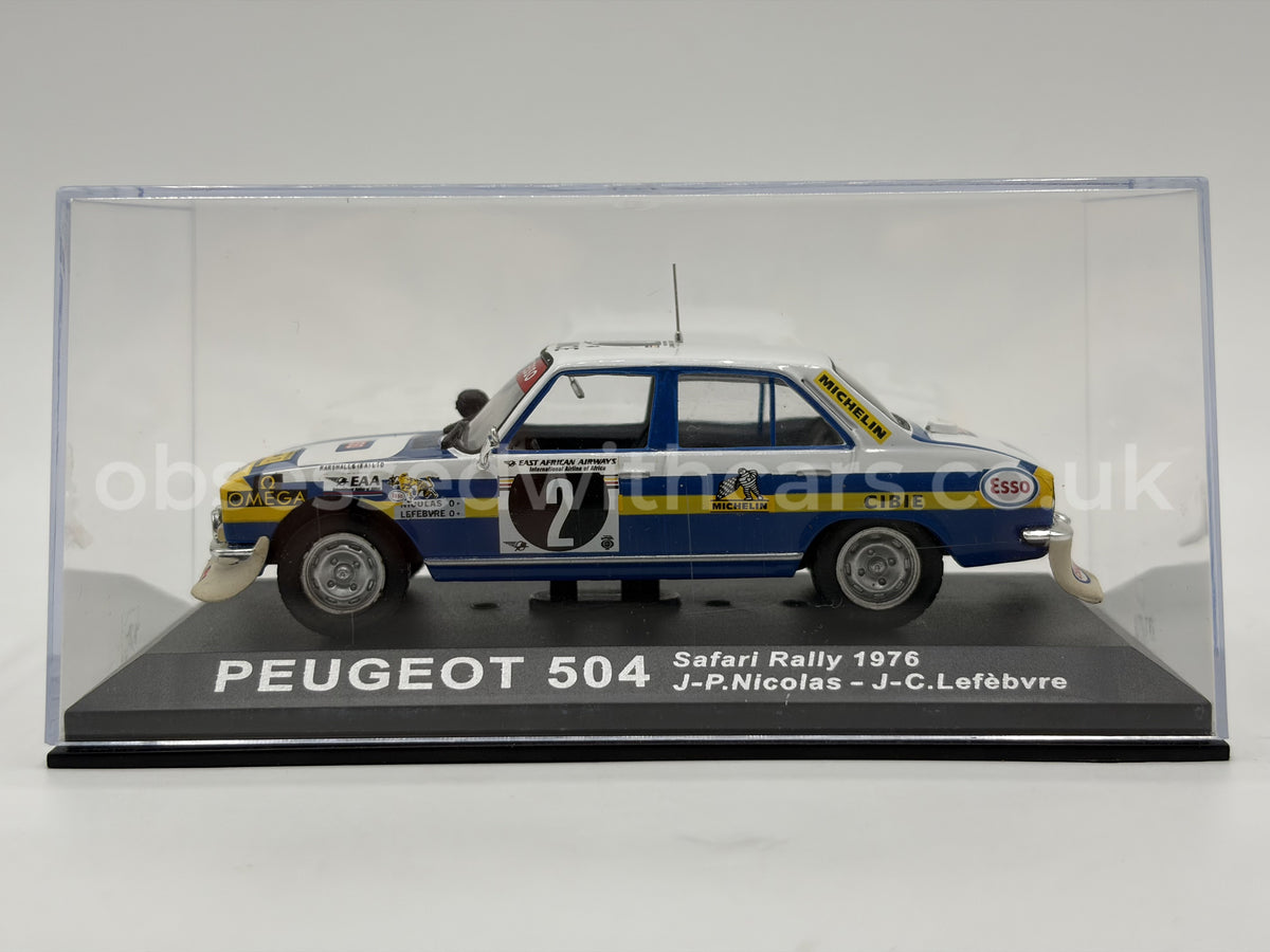 1/43 1976 Peugeot 504 - Safari Rally - Nicolas / Lefebvre | Model Rally Car