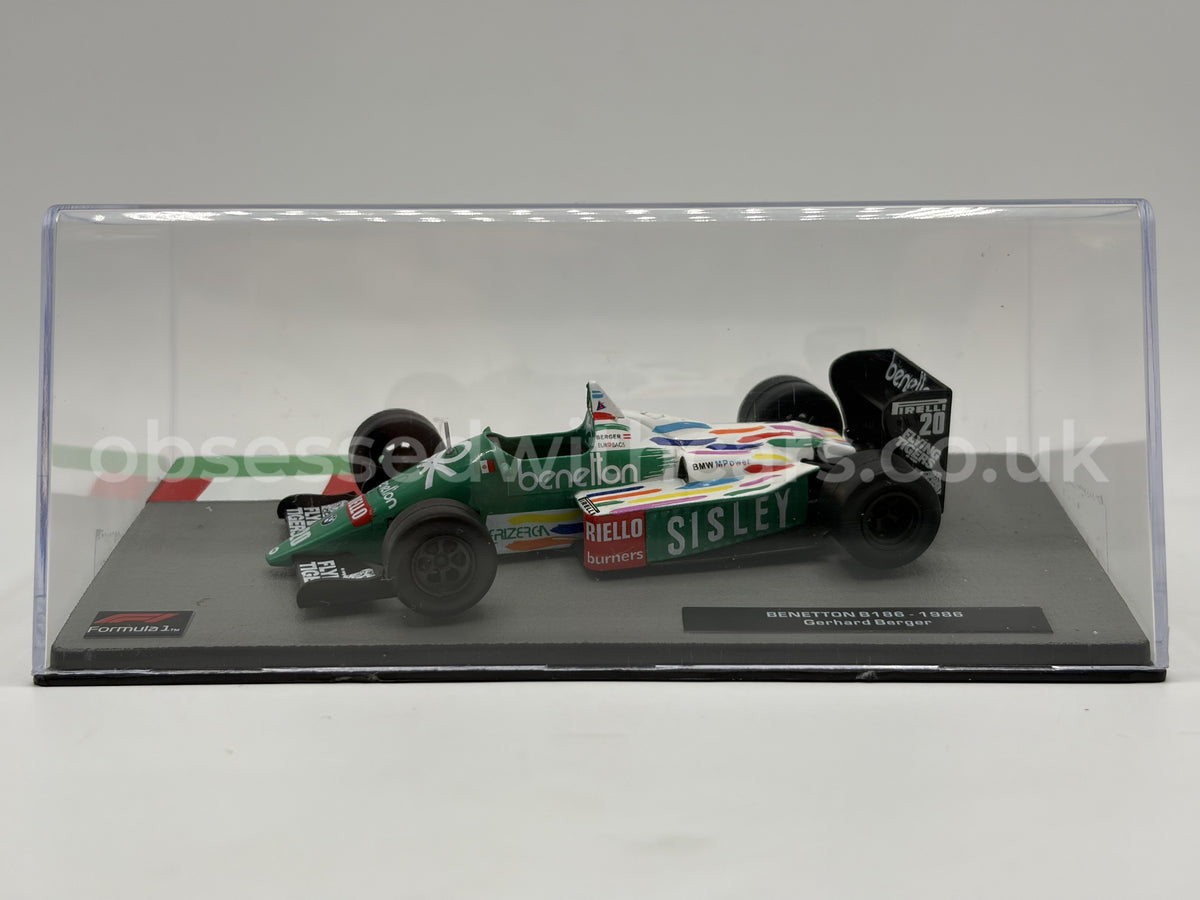 1/43 1986 Benetton B186 - Gerhard Berger | Model F1 Car