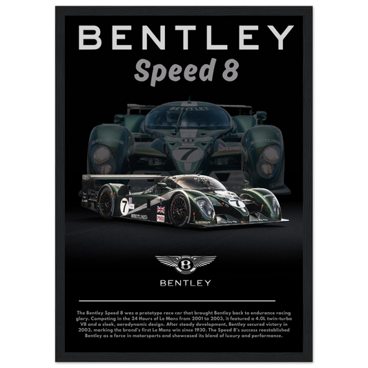 Bentley Speed 8 Poster