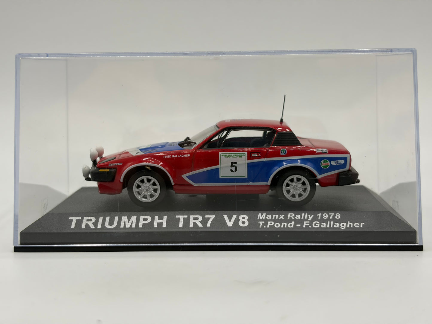 1/43 1978 Triumph TR7 V8 - Manx Rally - Pond / Gallagher | Model Rally Car