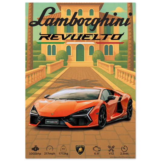 Lamborghini Revuelto Poster - Abstract Collection