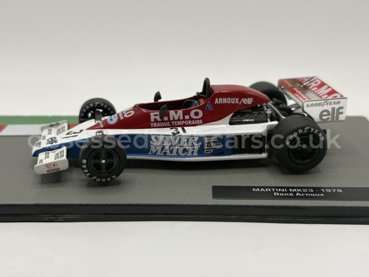 1/43 1978 Martini MK23 - Rene Arnoux | Model F1 Car
