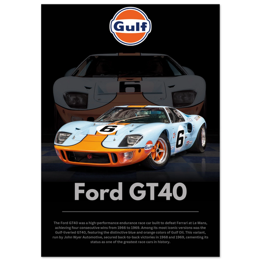 Ford GT40 Poster