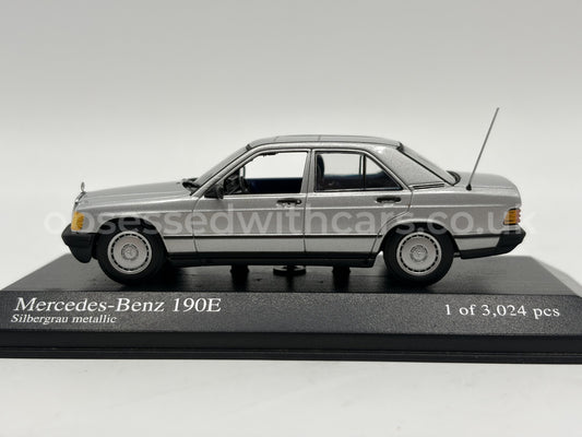 1/43 1984 Mercedes 190E - Silver - Minichamps | Model Car