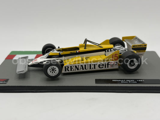 1/43 1981 Renault RE30 - Alain Prost | Model F1 Car