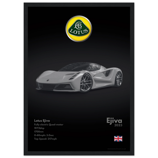 Lotus Ejiva Poster - Monochrome Collection