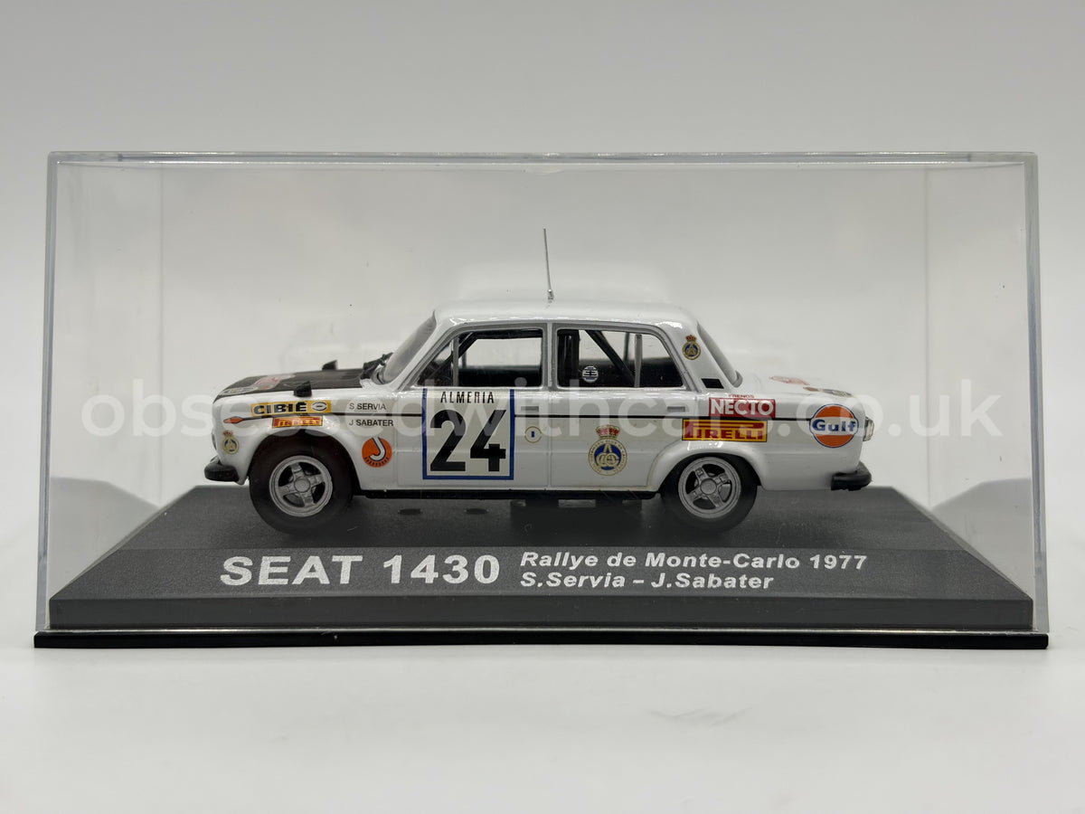 1/43 1977 Seat 1430 - Monte Carlo Rally - Servia / Sabater | Model Rally Car
