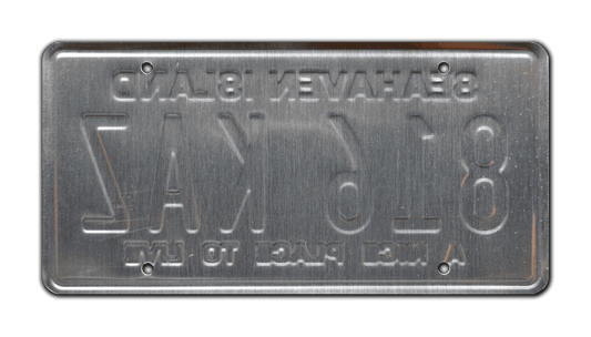 KAZ - The Truman Show - Truman's Ford Taurus | License Plate