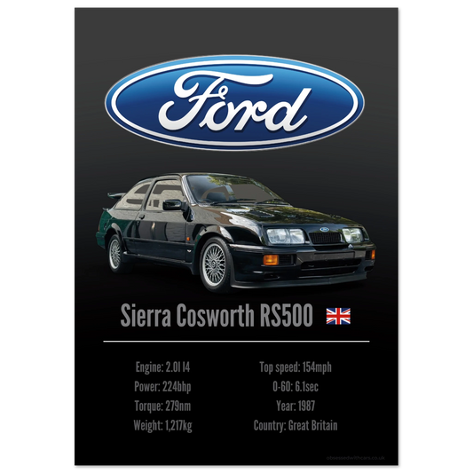 Ford Sierra Cosworth RS Poster - Accent Collection