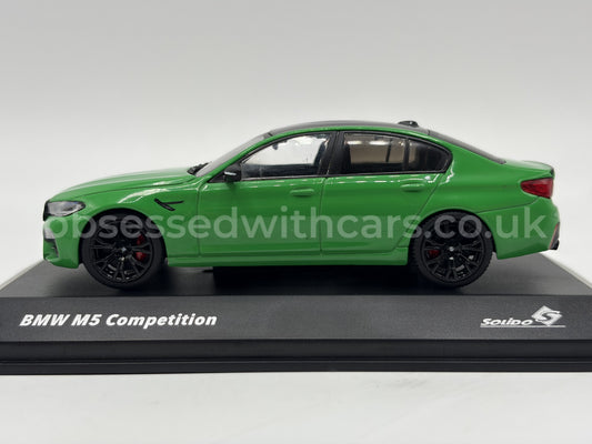 1/43 2022 BMW M5 Competition - Signal Green - Solido | Model Car