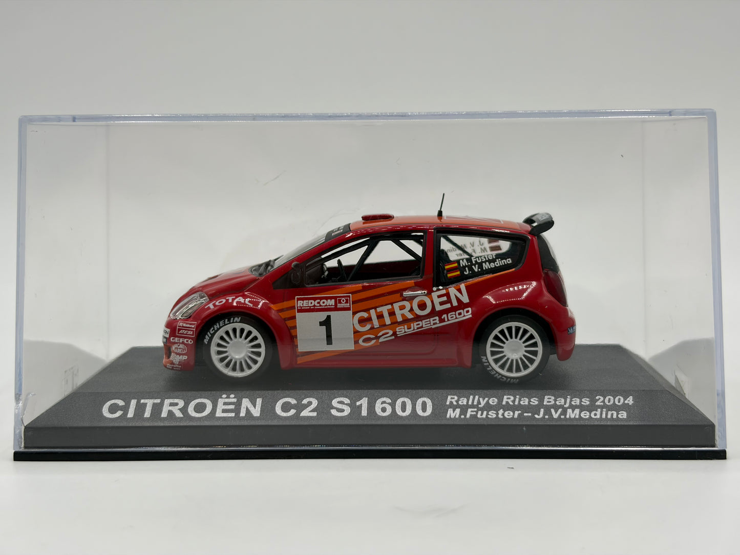 1/43 2004 Citroen C2 S1600 - Rallye Rias Bajas - Fuster / Medina | Model Rally Car