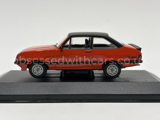 1/43 1976 Ford Escort MK2 RS2000 - Carnival Red | Corgi Vanguards | Model Car